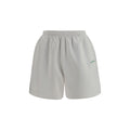 White Cotton Bermuda Shorts