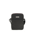 Black Fabric Shoulder Bag