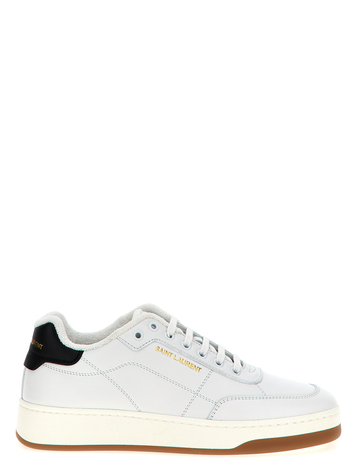Bicolor Leather Low Top Sneakers