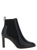 Black Calfskin Ankle Boots