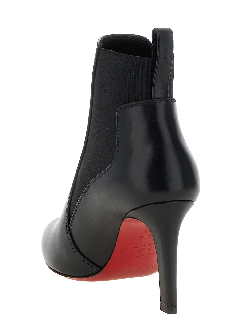 Black Calfskin Ankle Boots