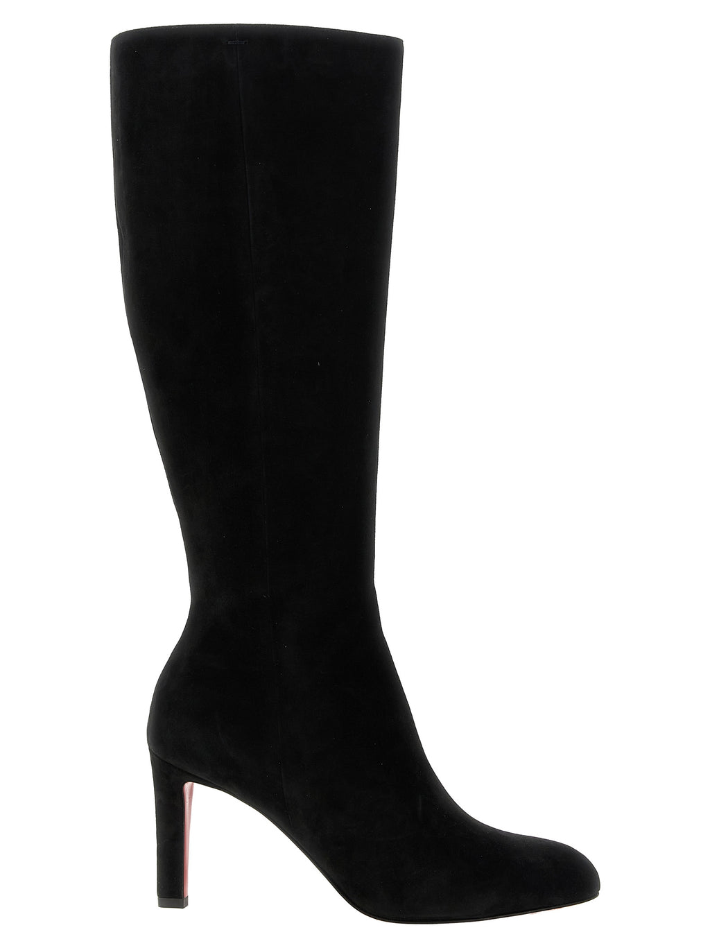 Black Calfskin Over The Knee