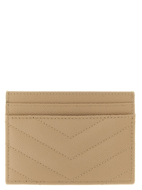 Beige Calfskin Cardholder