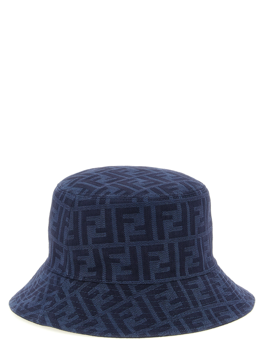 Blue Cotton Bucket Hat