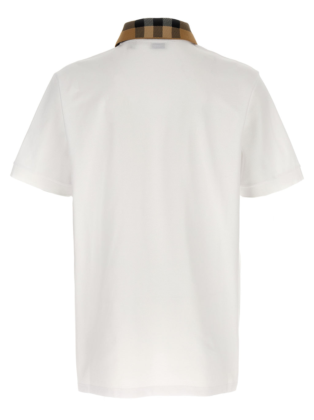 White Cotton Polo Shirt