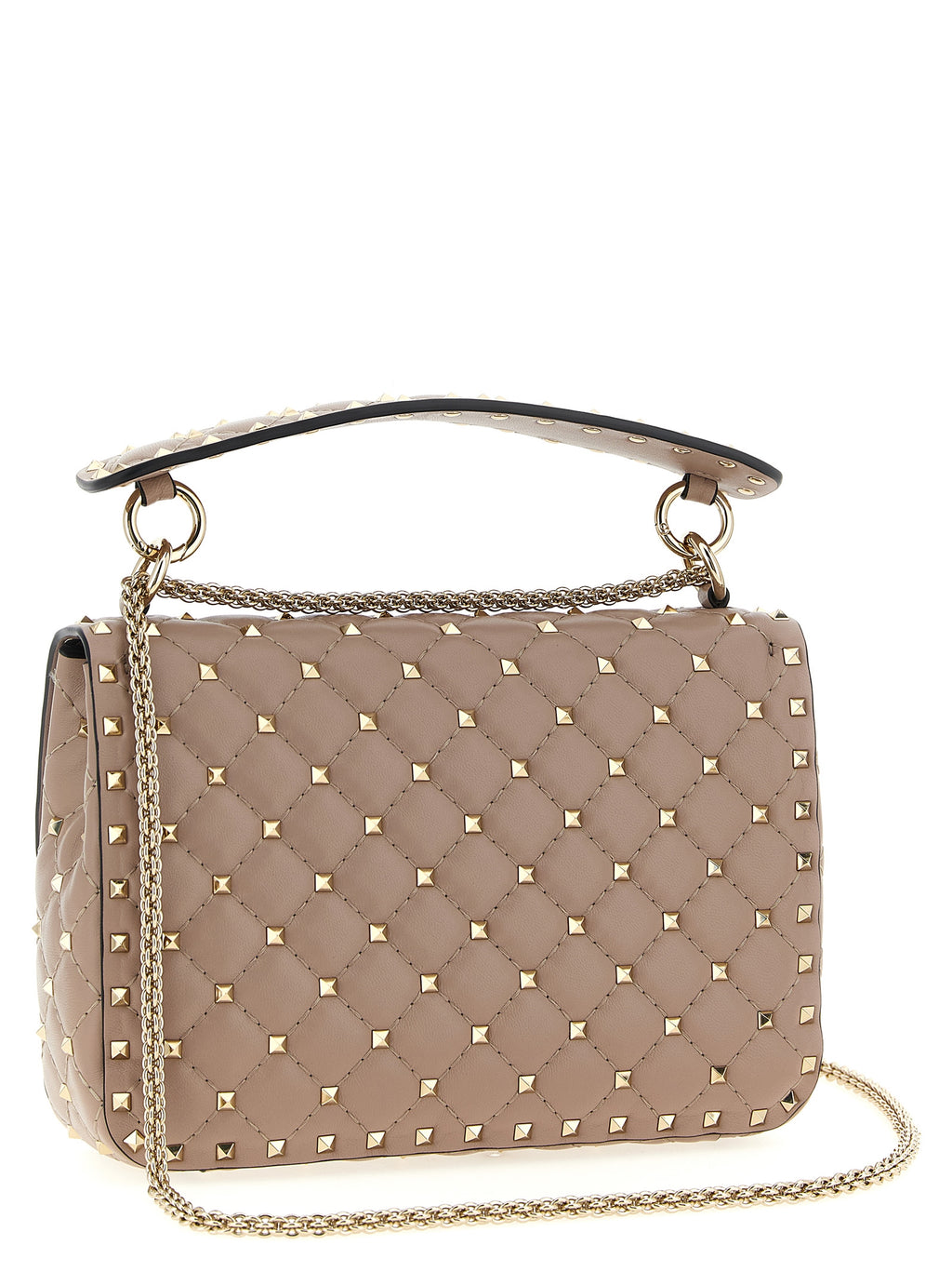 Multicolor Lamb Leather Shoulder Bag