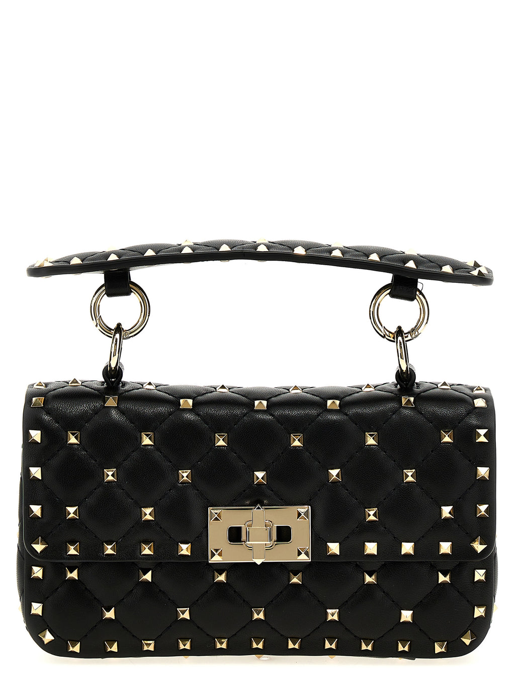 Black Lamb Leather Handbag