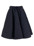 Blue Recycled Polyamide Midi Skirt