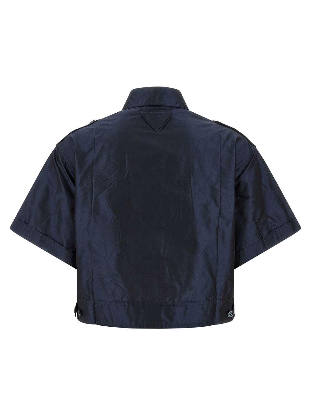 Blue Silk Blouse