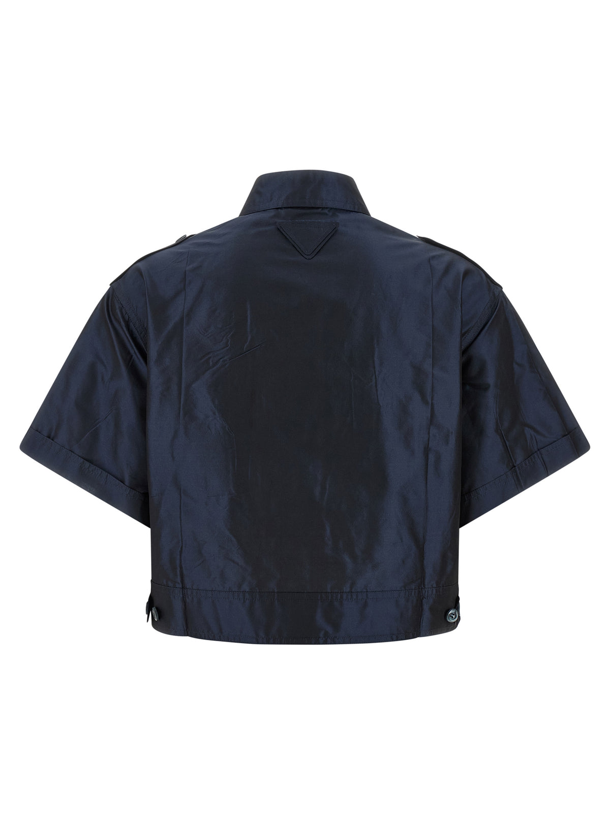Blue Silk Blouse