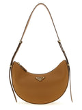 Brown Calfskin Shoulder Bag