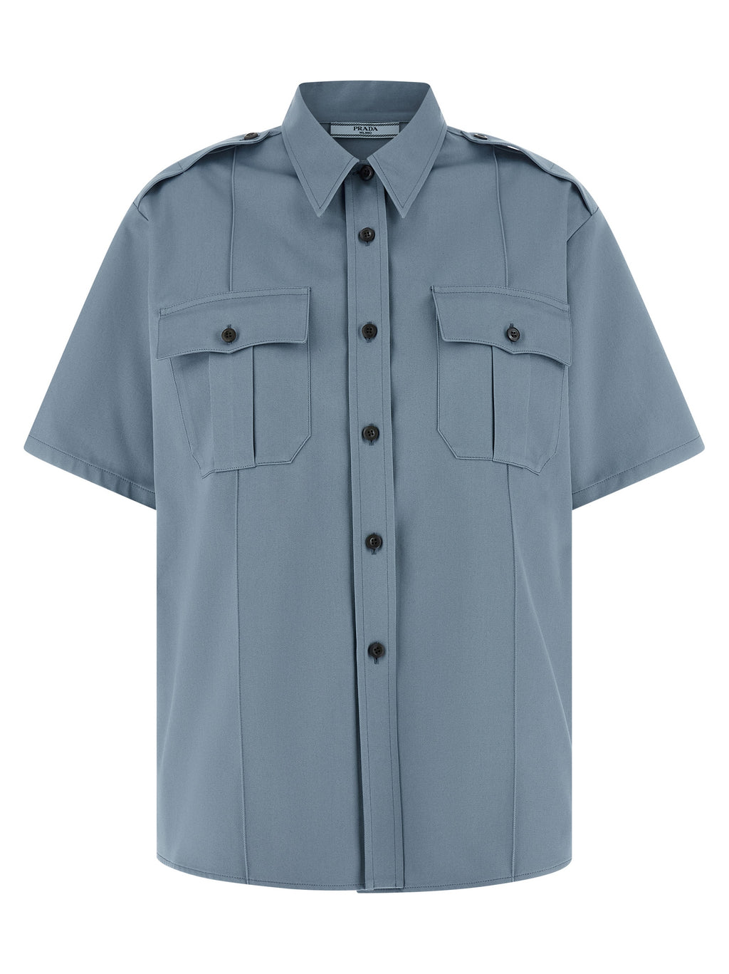 Blue Cotton Blouse