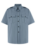 Blue Cotton Blouse