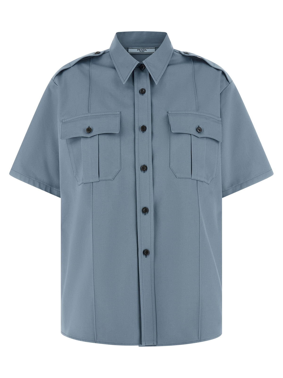 Blue Cotton Blouse