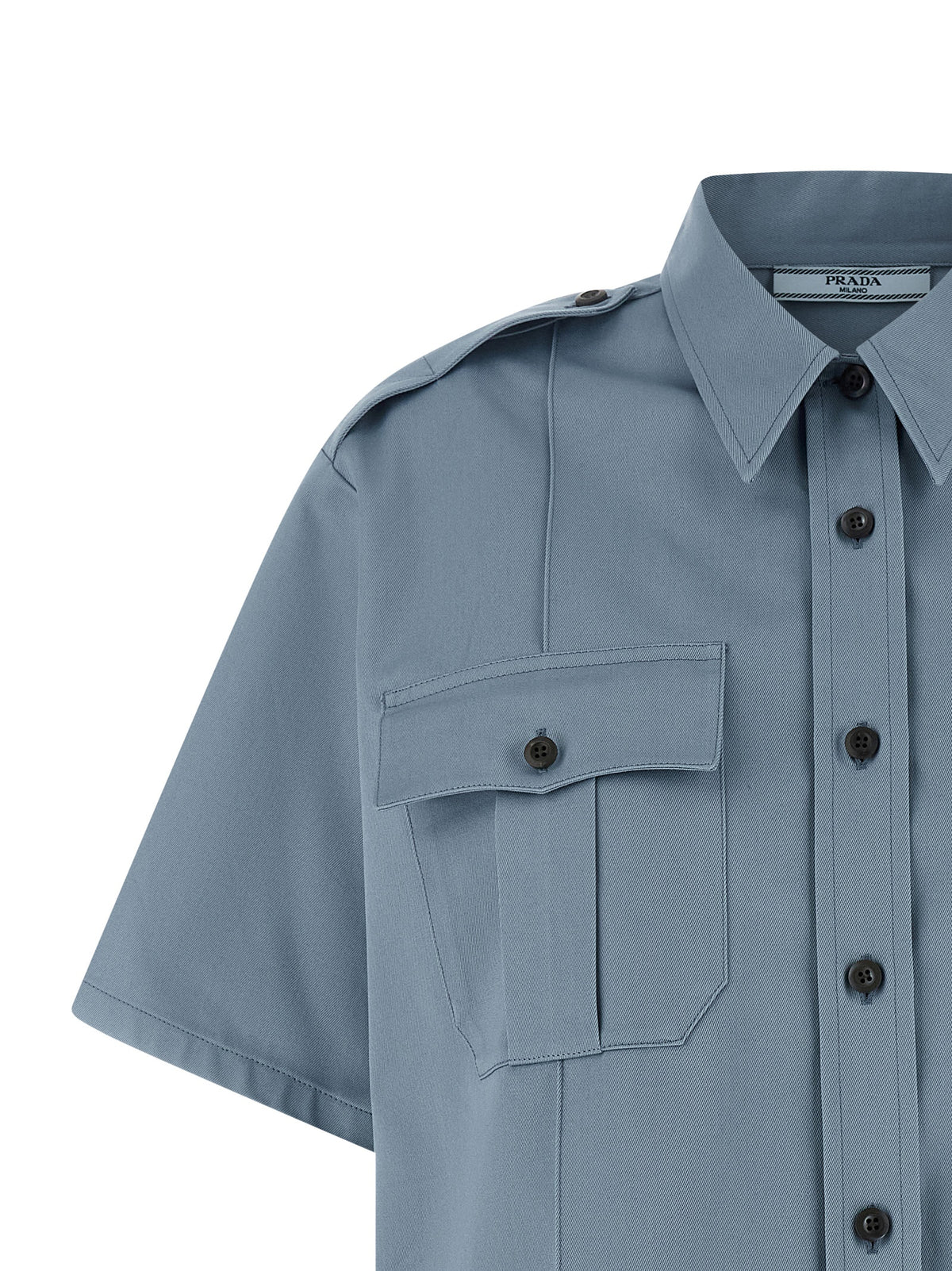 Blue Cotton Blouse