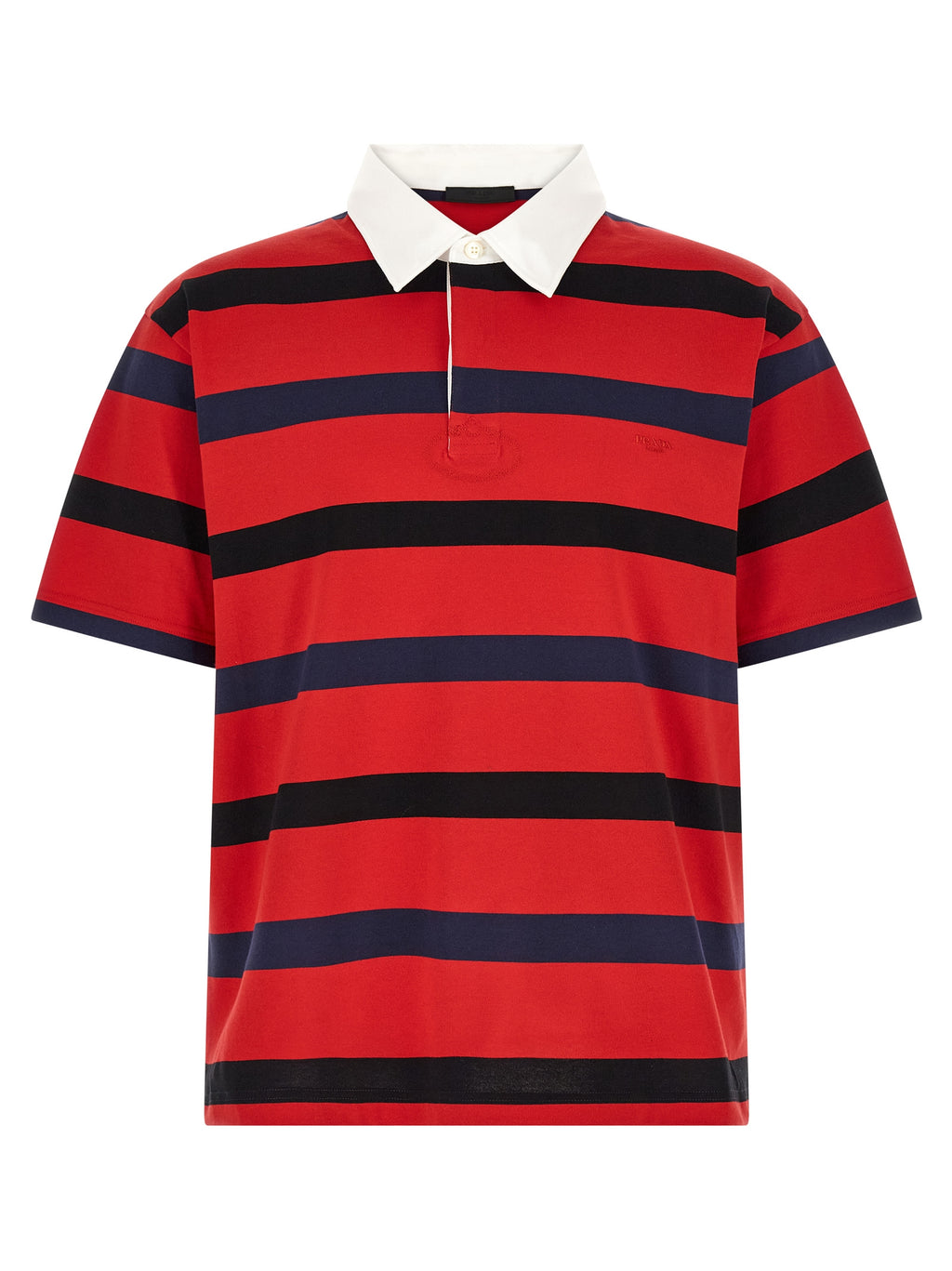 Red Cotton Polo Shirt