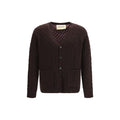 Brown Wool Oves Aries Cardigan