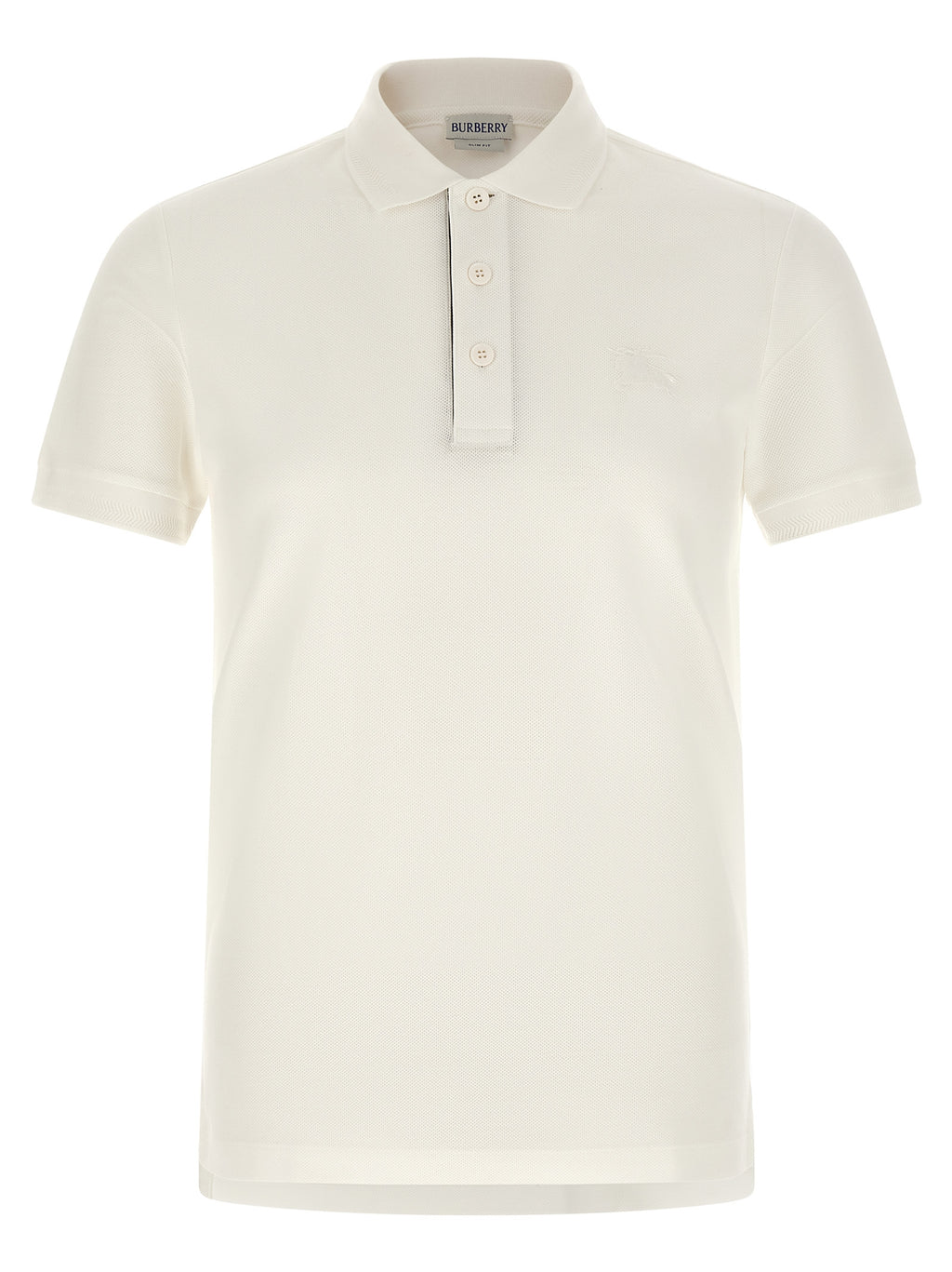 White Cotton Polo Shirt