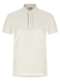 White Cotton Polo Shirt