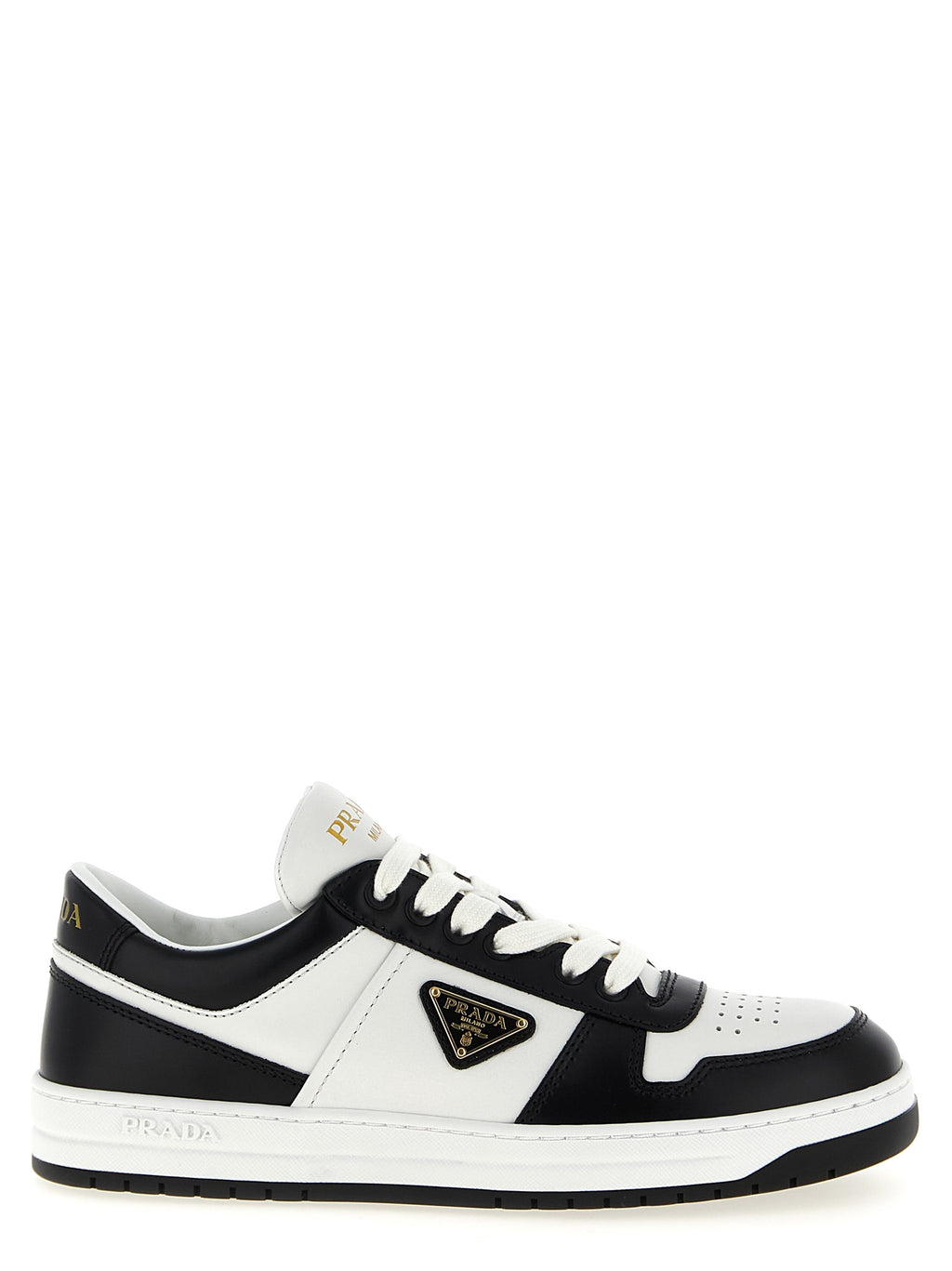 Bicolor Calfskin Low Top Sneakers