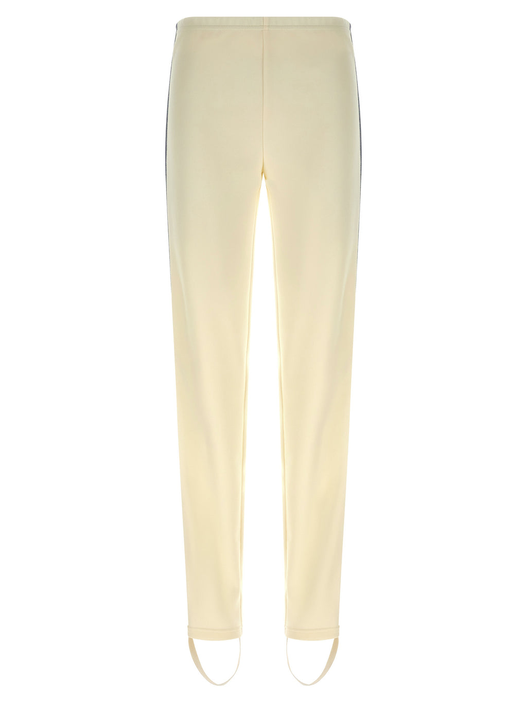 White Polyester Joggers (Workout Pants)