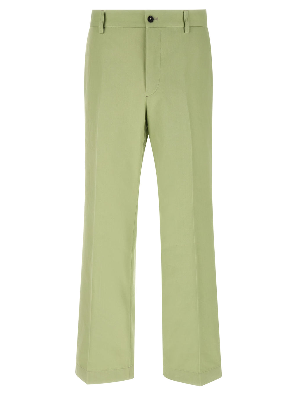Bicolor Cotton Casual Pants