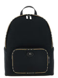 Black Polyester Backpack