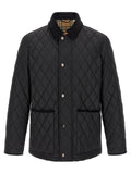 Black Polyamide Full-Length Jacket