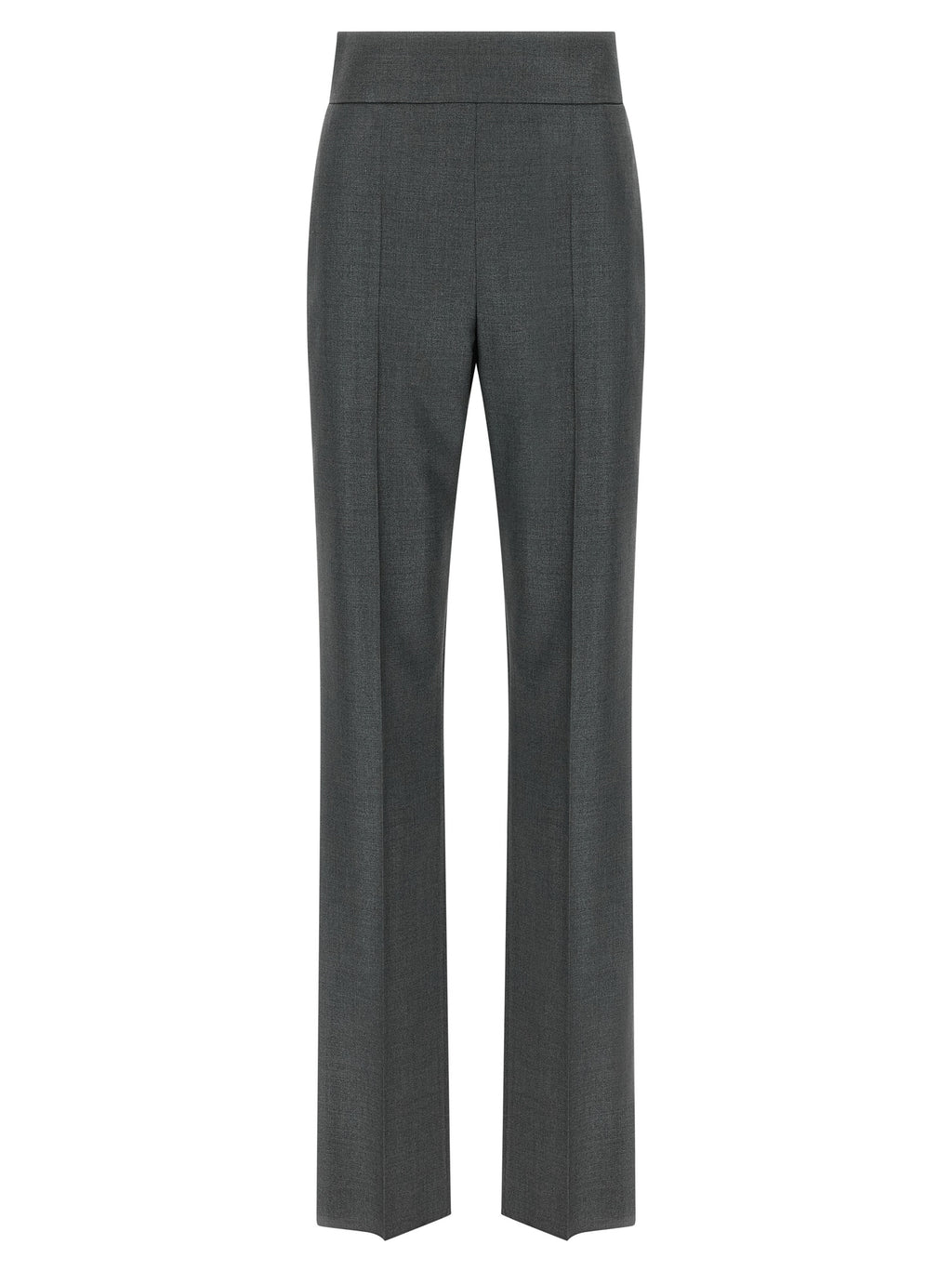 Gray Virgin Wool Dress Pants