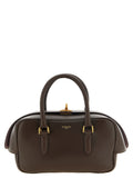 Brown Lamb Leather Handbag