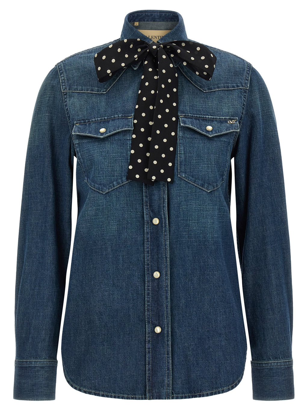 Blue Cotton Blouse