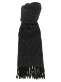Black Wool Foulard