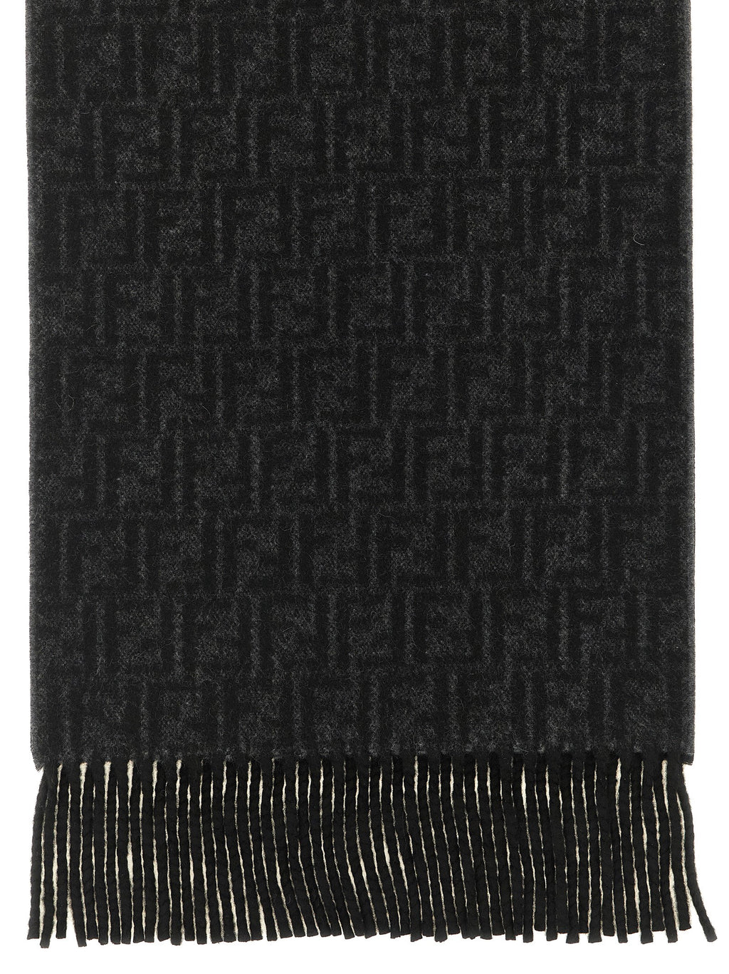 Black Wool Foulard
