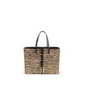 Beige Calf Leather Bos Taurus Shoulder Bag