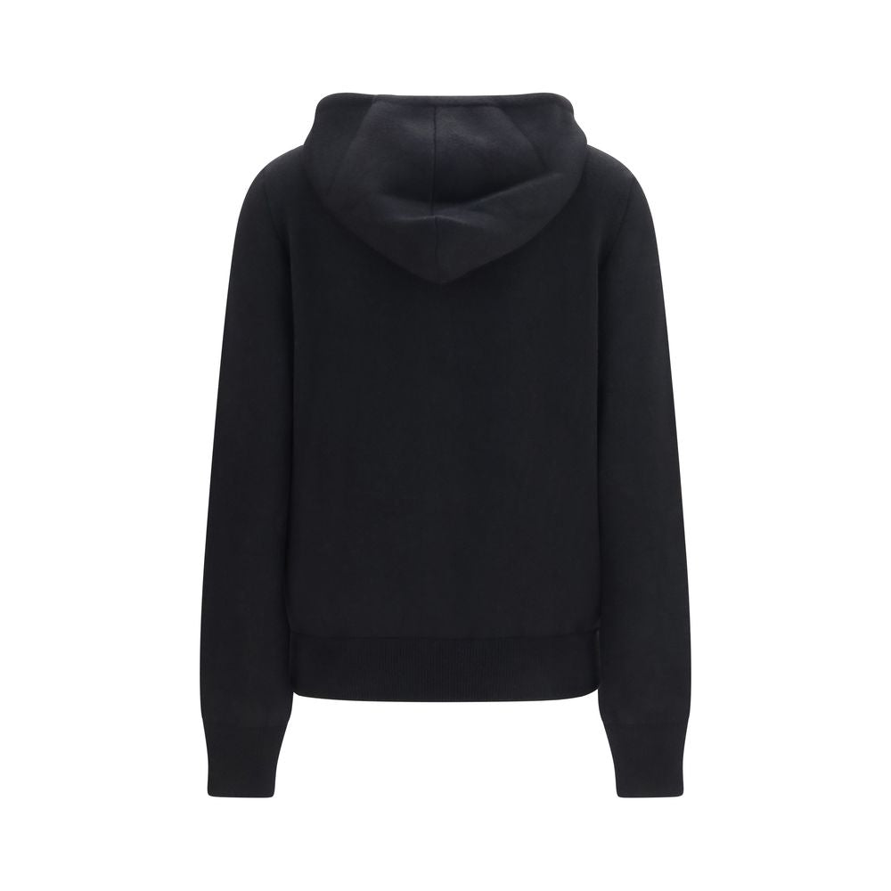 Black Cashmere Hoodie