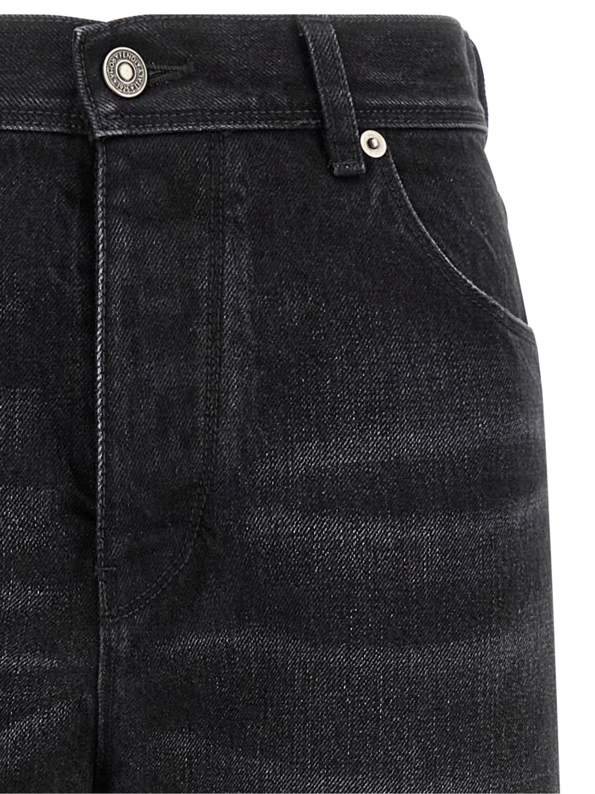 Black Cotton Jeans Denim