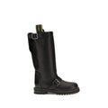 Black Calf Leather Bos Taurus Lace-Up Boots