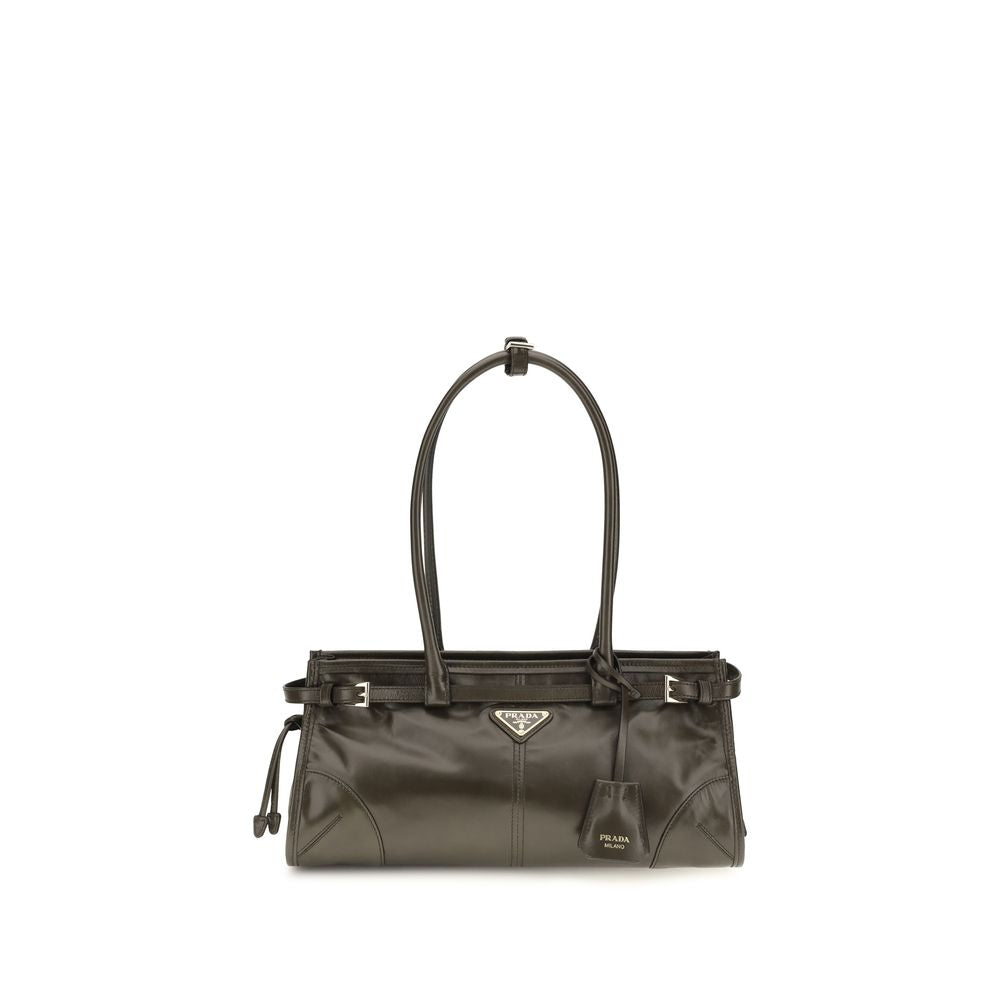 Black Calf Leather Bos Taurus Shoulder Bag