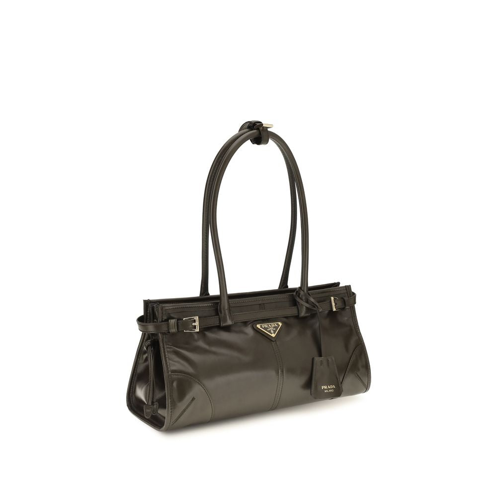 Black Calf Leather Bos Taurus Shoulder Bag