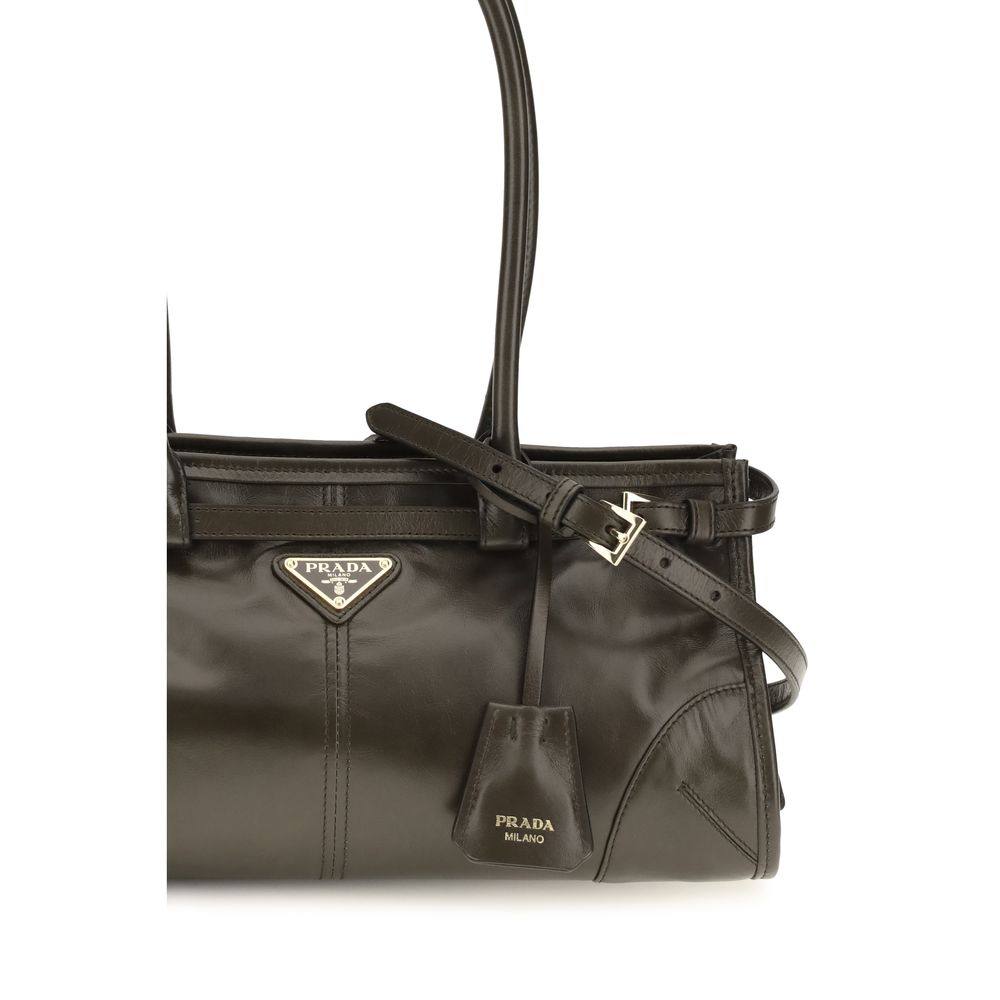 Black Calf Leather Bos Taurus Shoulder Bag