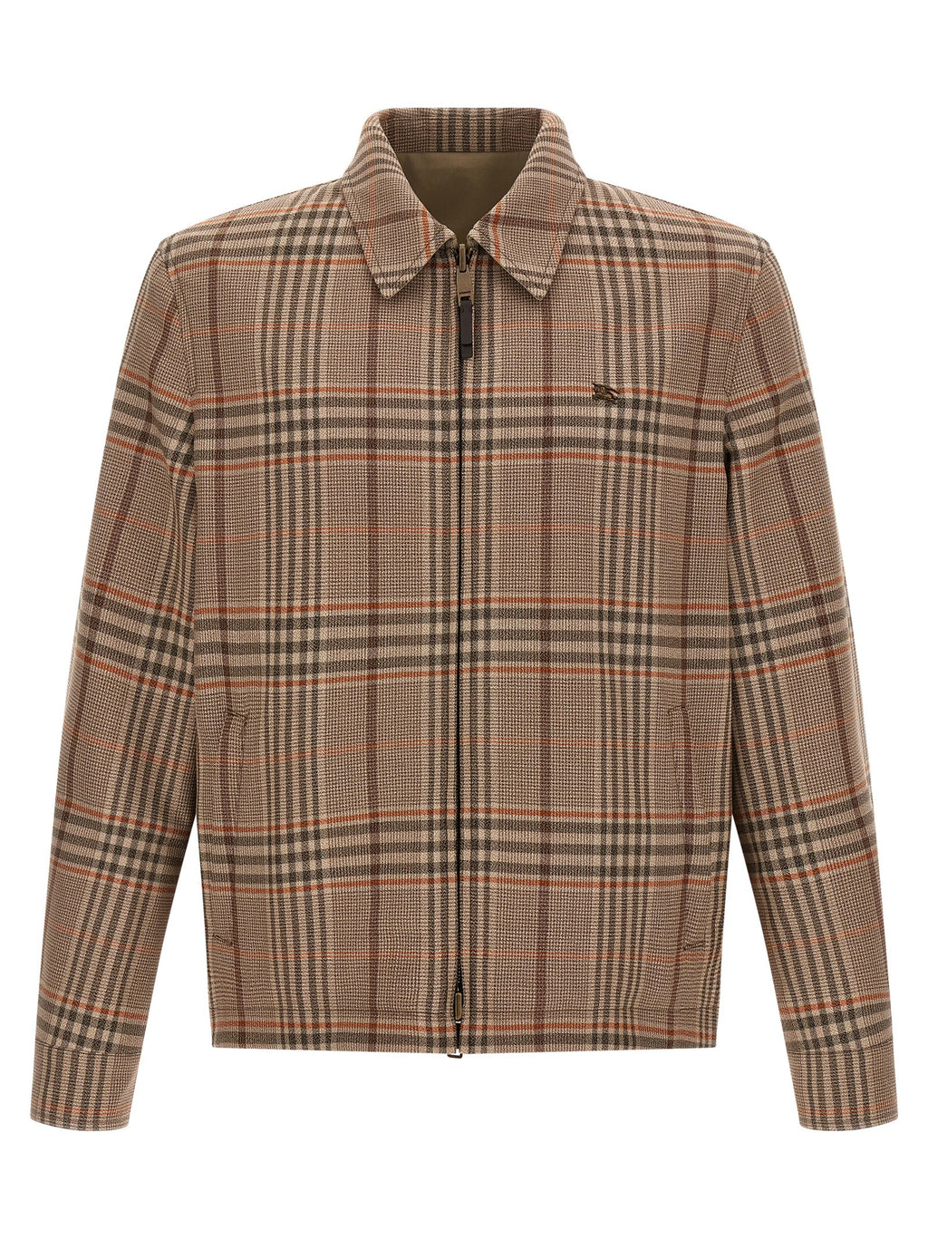 Beige Wool Shell Jacket