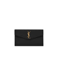 Black Leather Clutch Bag