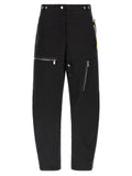 Black Cotton Cargo Pants