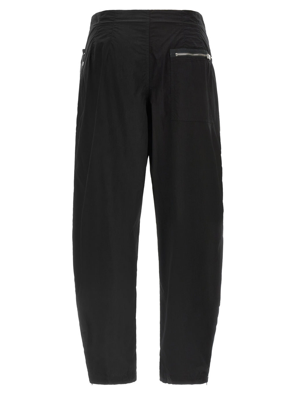 Black Cotton Cargo Pants