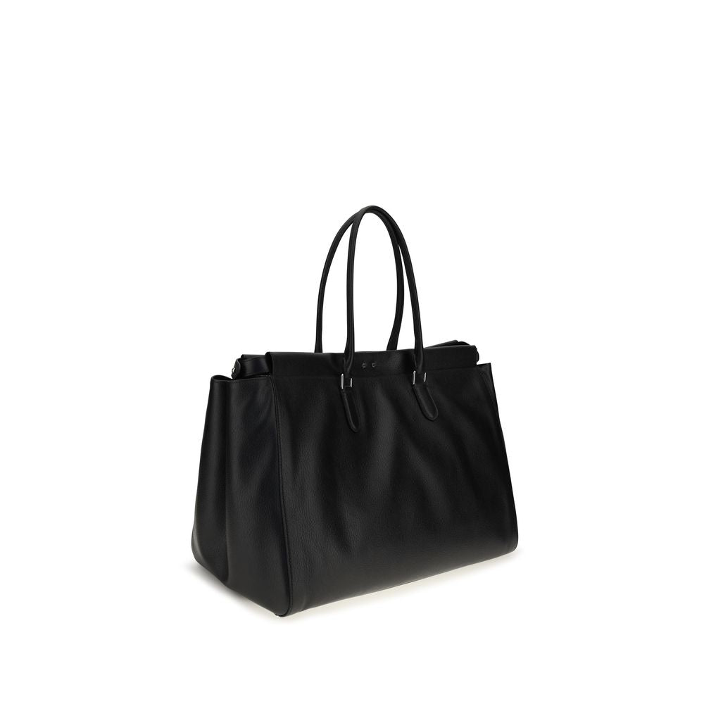 Black Calf Leather Bos Taurus Shoulder Bag
