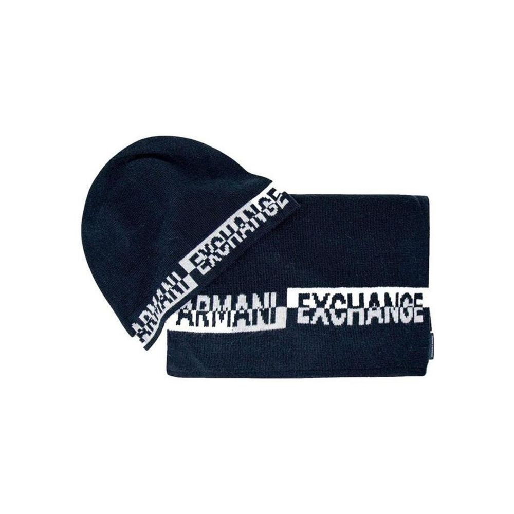 Blue Marabou Scarf