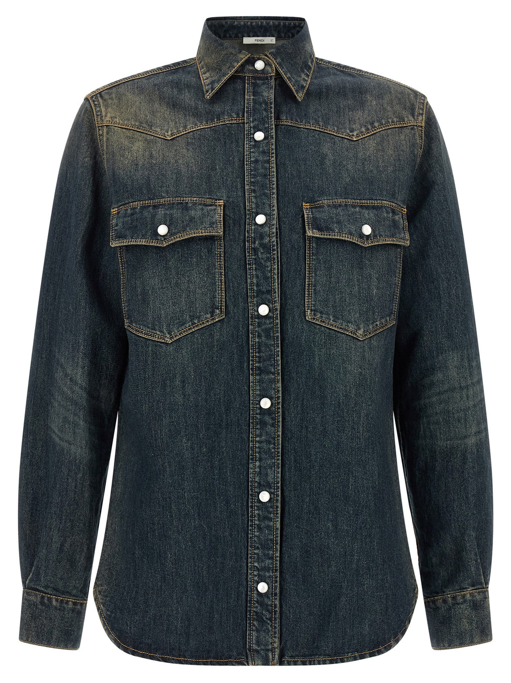 Blue Cotton Blouse