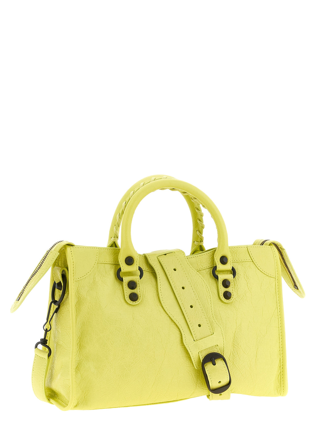 Multicolor Lamb Leather Handbag