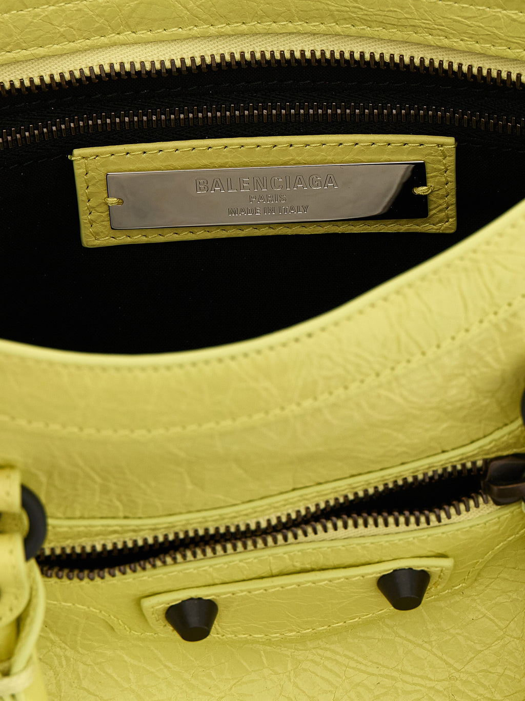 Multicolor Lamb Leather Handbag