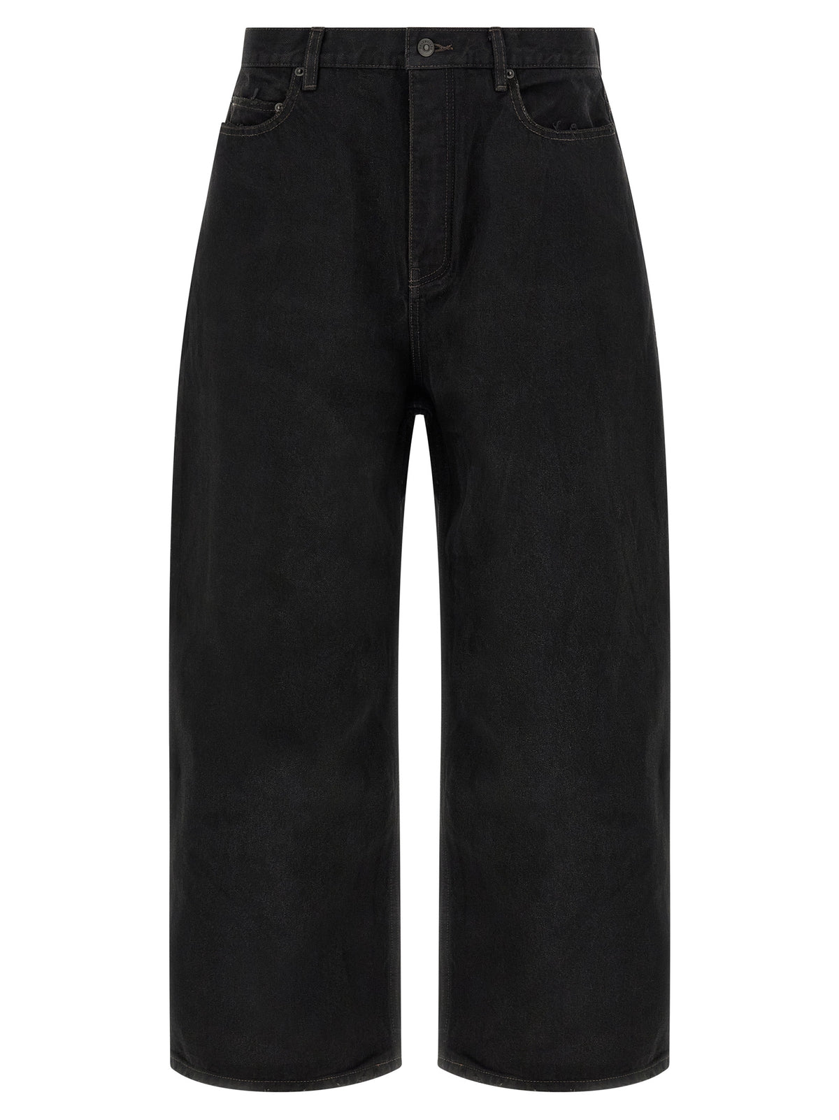 Black Cotton Jeans Denim